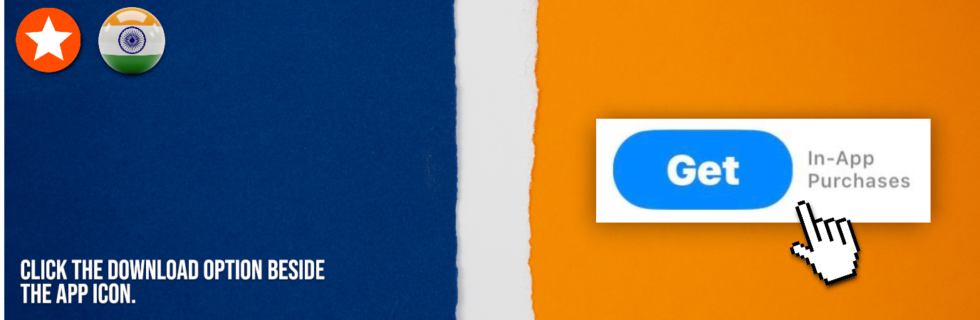 Select the download button located next to the app icon MostBet